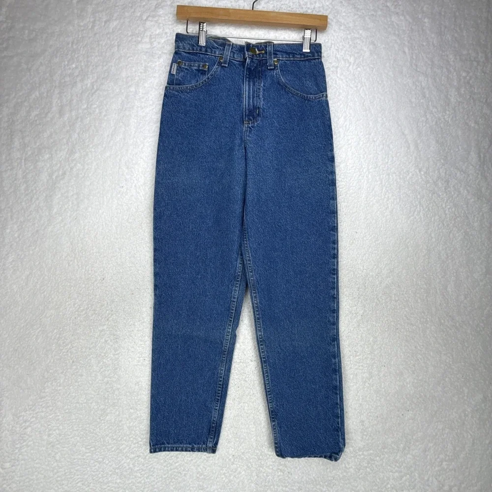 Carhartt B17DST Relaxed Fit Tapered Leg Jeans Mens 28x30 NWT Blue‎ Denim Work